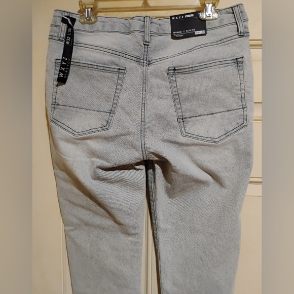 New With Tags WXYZ Jeans 32 Waist 30 Long Nomad Slim Fit Stretch Jeans - Picture 9 of 12